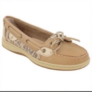 🎉 HOST PICK 🎉 Sperry Top-Sider sequin animal print boat shoes/loafers